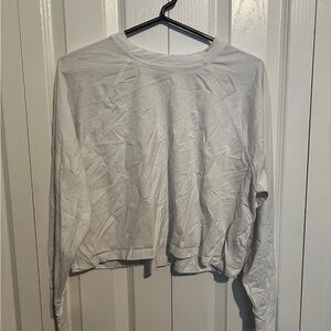 Elegant White Long Sleeve Women's Top